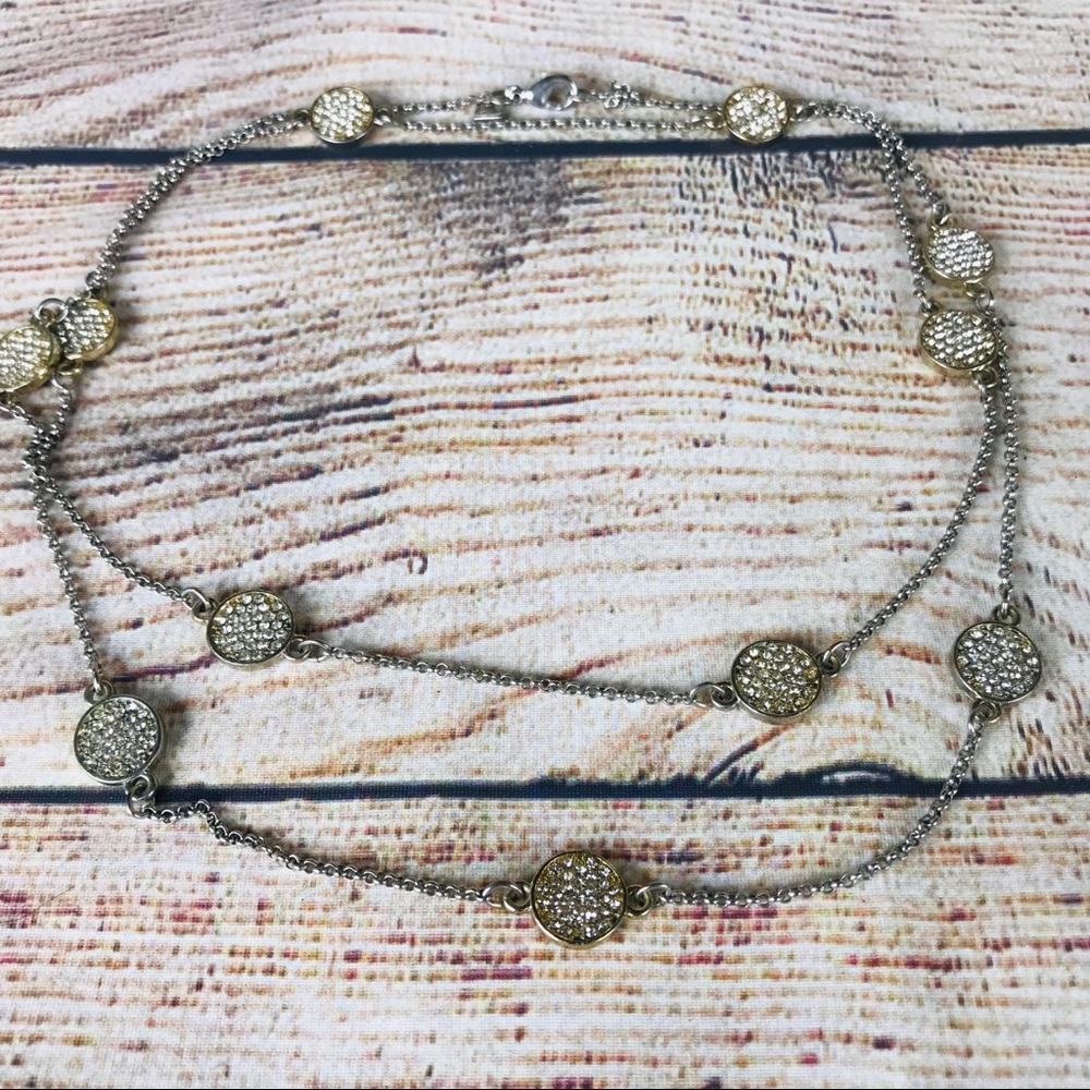 Cache Charm Gold and Diamond Minimalist Necklace